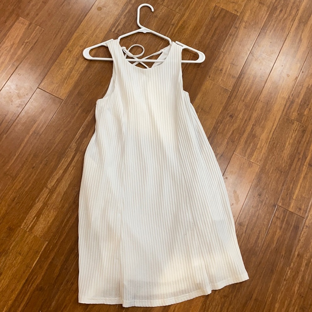 White simple dress